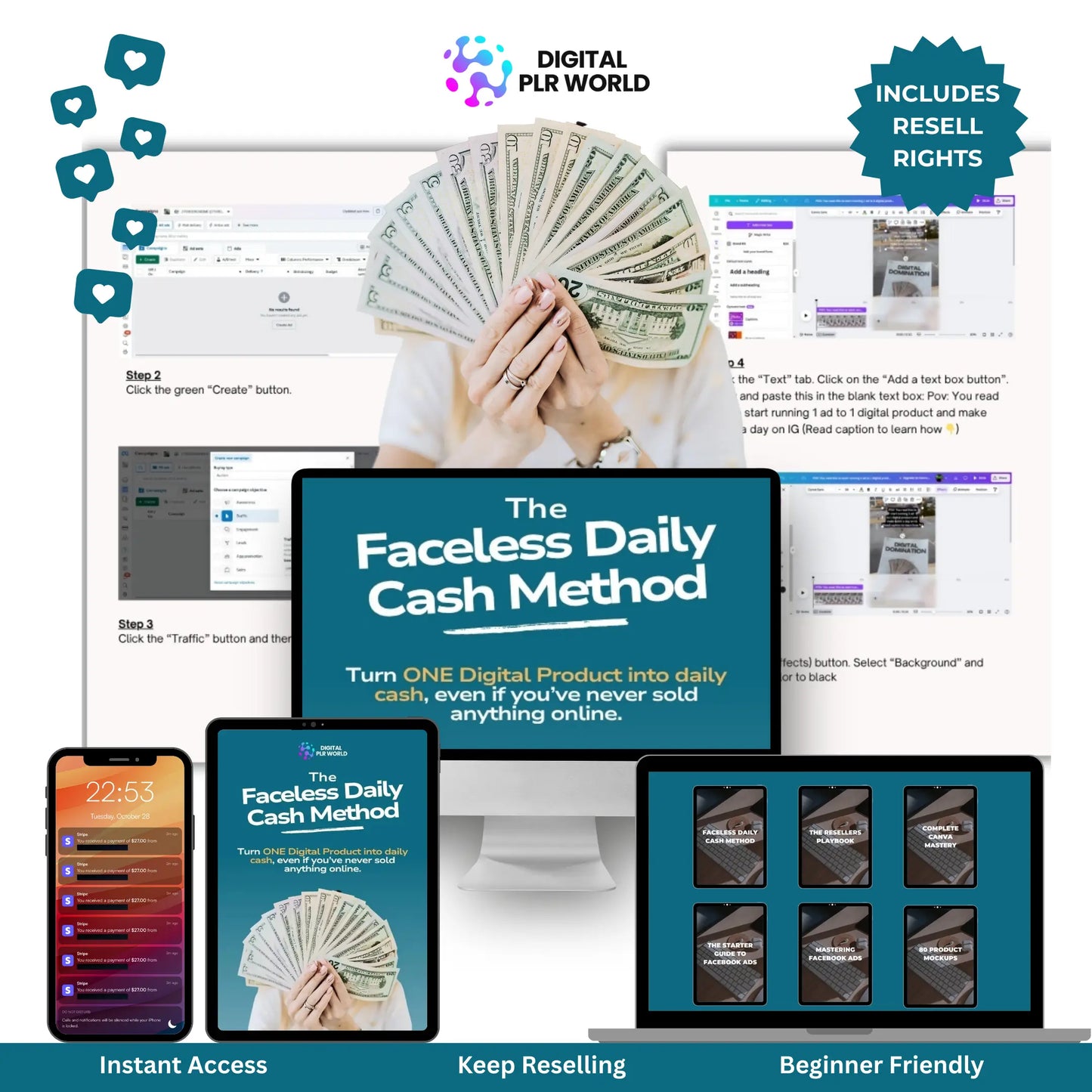 Faceless Daily Cash Method