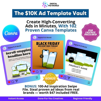 The $10K Ad Template Vault