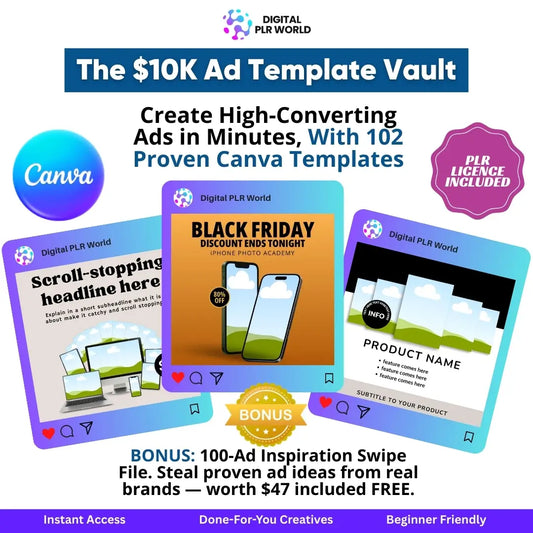 The $10K Ad Template Vault
